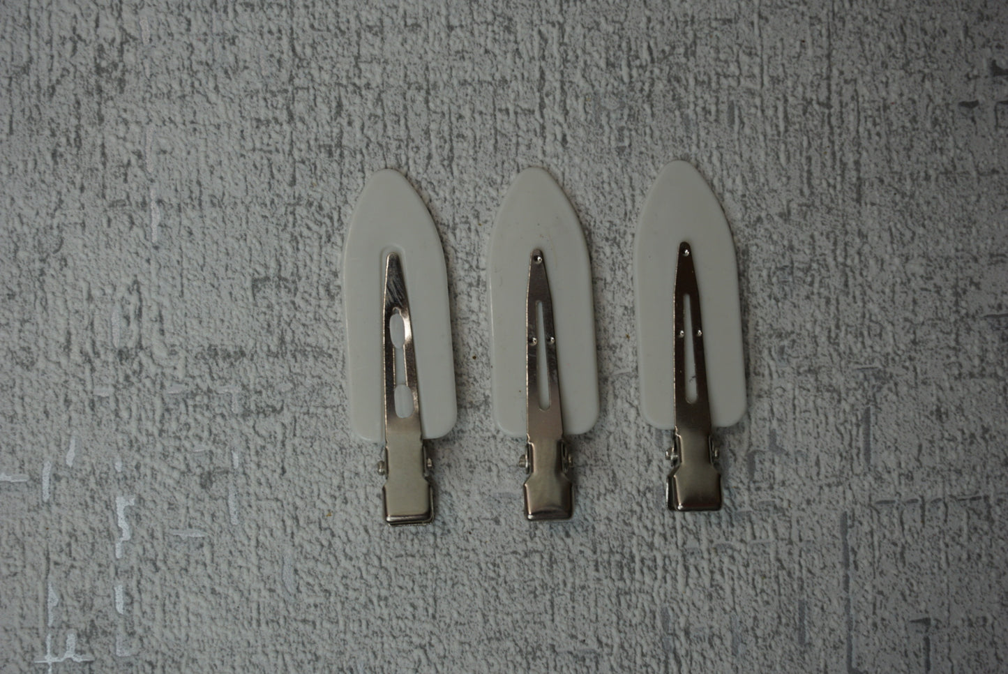 Curl clips - white