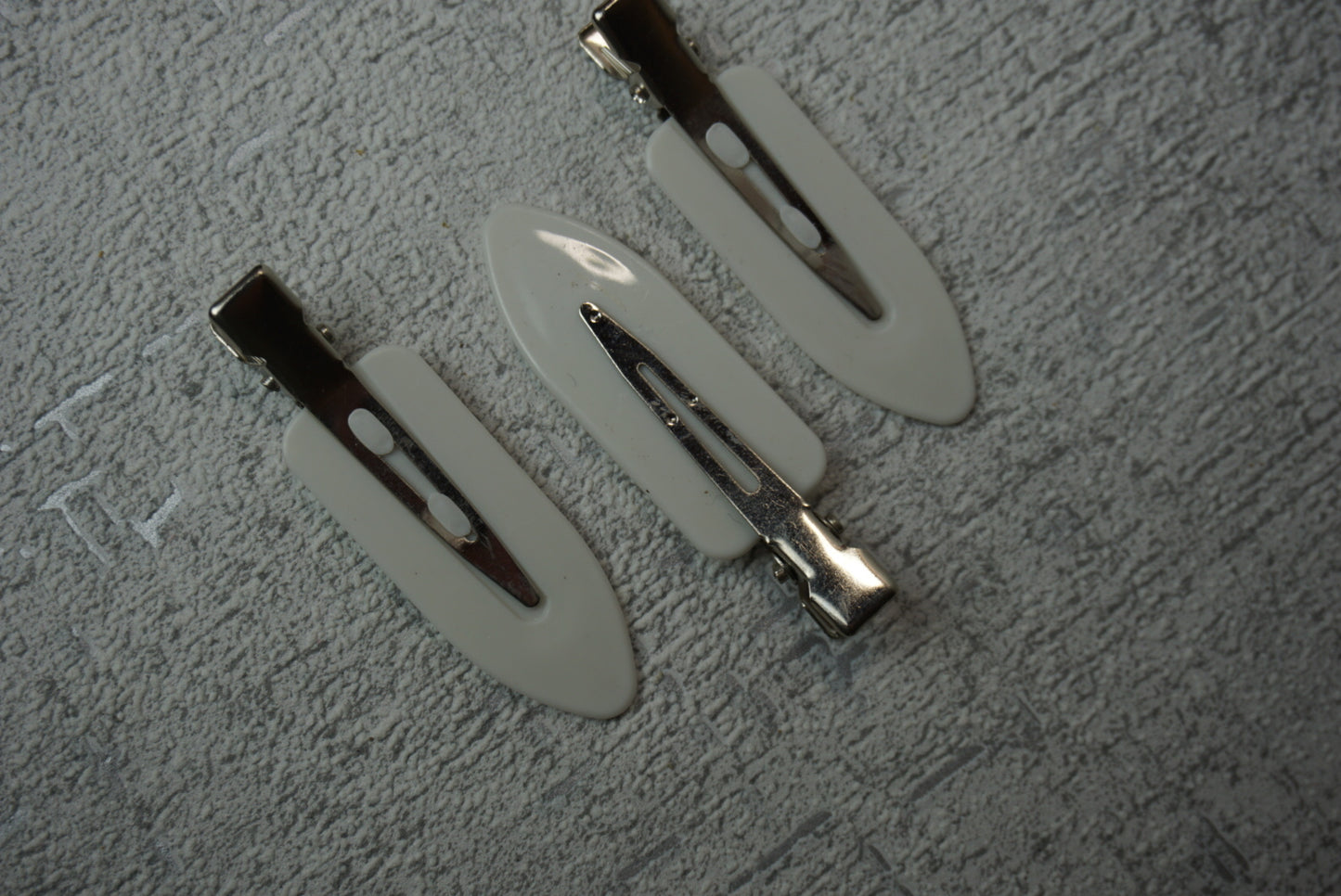 Curl clips - white
