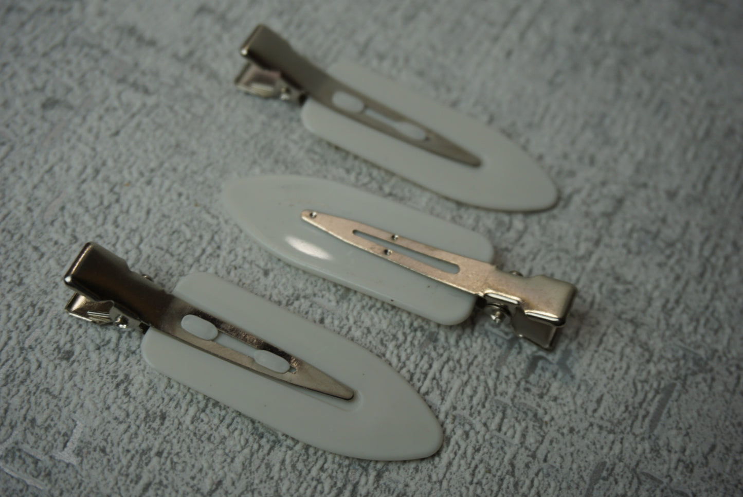 Curl clips - white